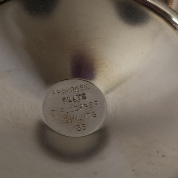 Vintage Set of Four Primrose Plate E.P. Copper Goblets in Excellent Condition - Picture 5 of 5